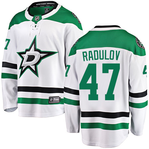 Herren Dallas Stars Eishockey Trikot Alexander Radulov #47 Breakaway Weiß Fanatics Branded Auswärts